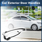 Front Right Exterior Door Handle for Kia K2 (2011–2016) Silver Tone