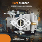 Aluminum Carburetor 13805 for Ford Clark Bobcat Skid Steer (1.6L)