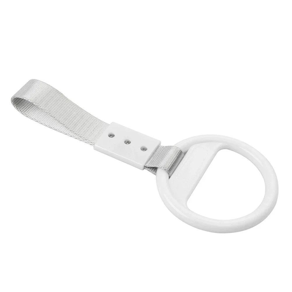 White Ring Train Bus Handle Strap Drift Charm Tools