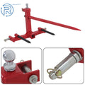 49" 3 Point Hay Bale Spear Trailer Hitch Receiver for Lift Cat 1