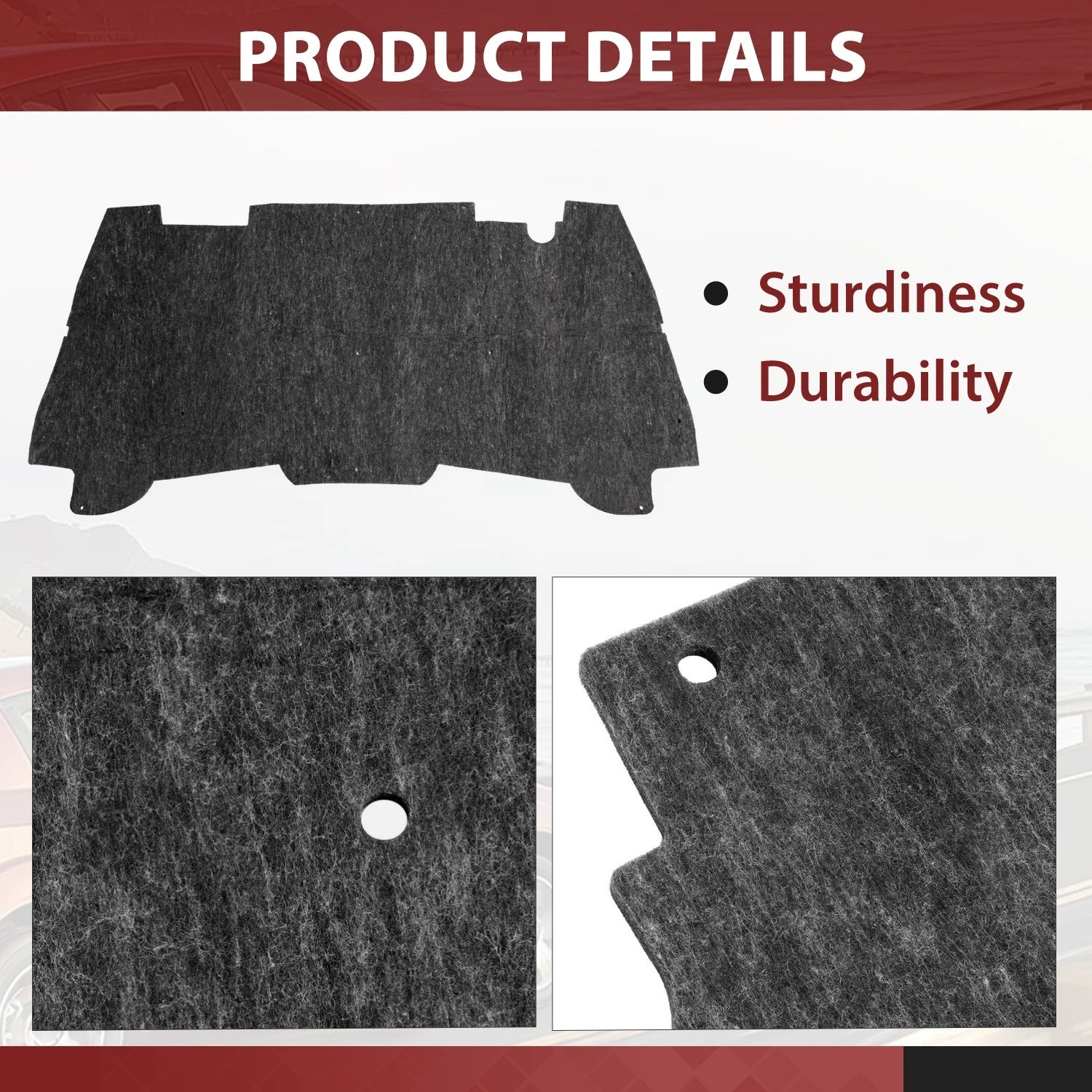 Hood Insulation Pad for Dodge Ram 1500/2500/3500 (1994–2002)
