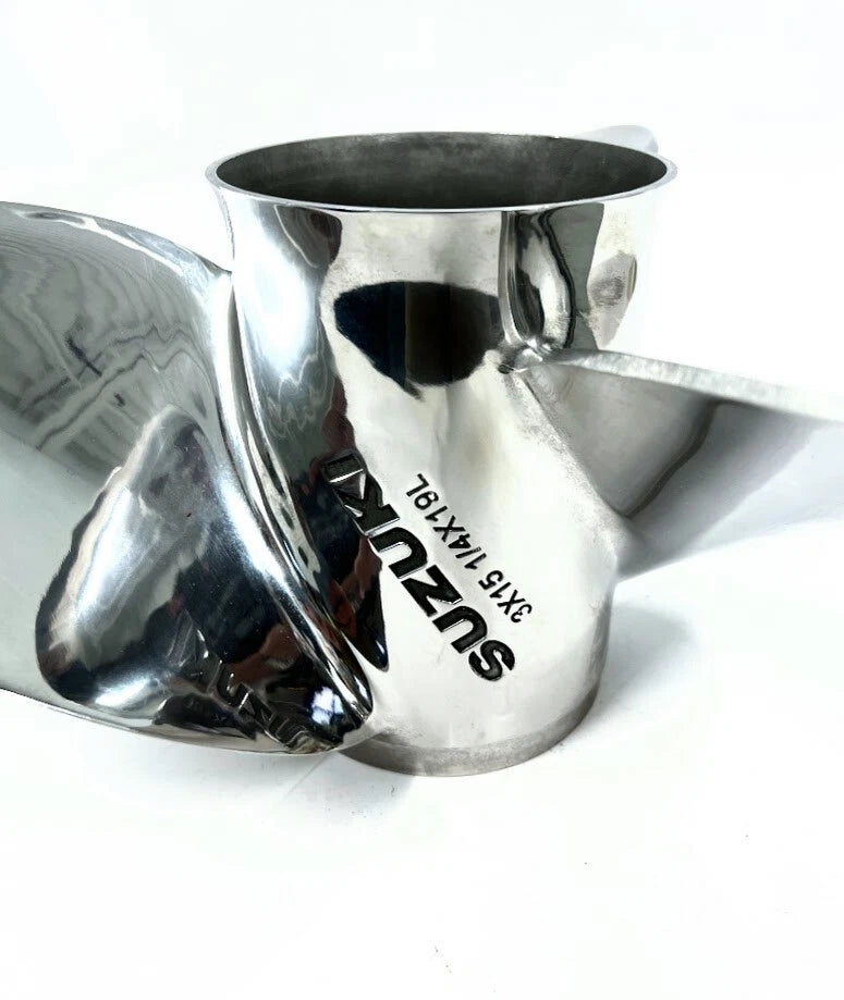 3X Stainless Steel Propeller for Suzuki (OEM) (15 1/4 x 19 LH)