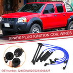 6X Spark Plug Wire Ignition Coil Cable No.224500W025 for Nissan Frontier (1998–2004)