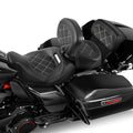 Driver Passenger Seat & Backrest for Harley Touring CVO Street Glide (2014–2023)