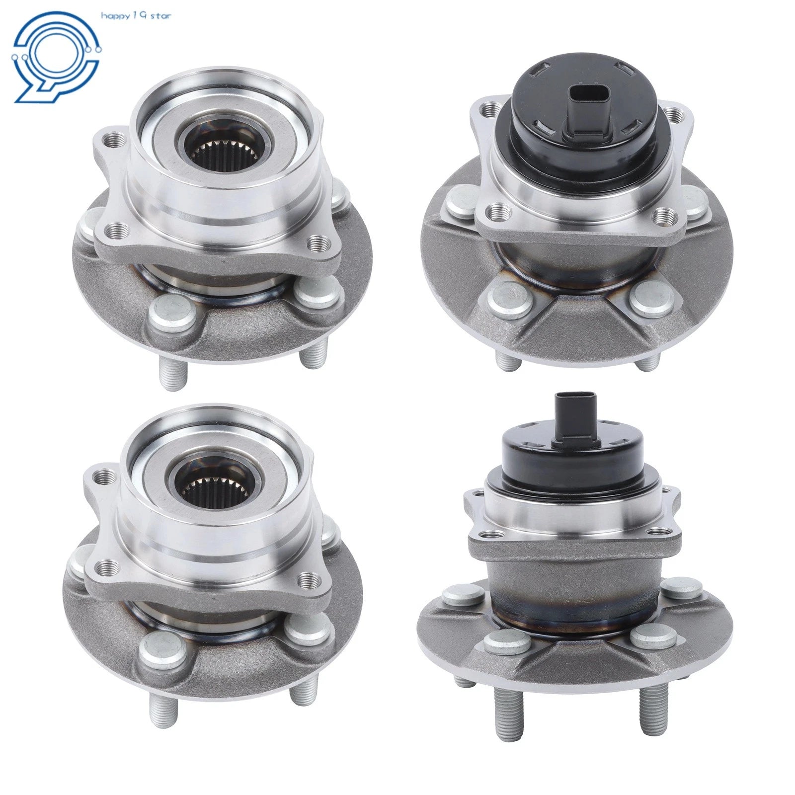Set of 4 Wheel Hub Bearings for Toyota Prius (2004–2009)