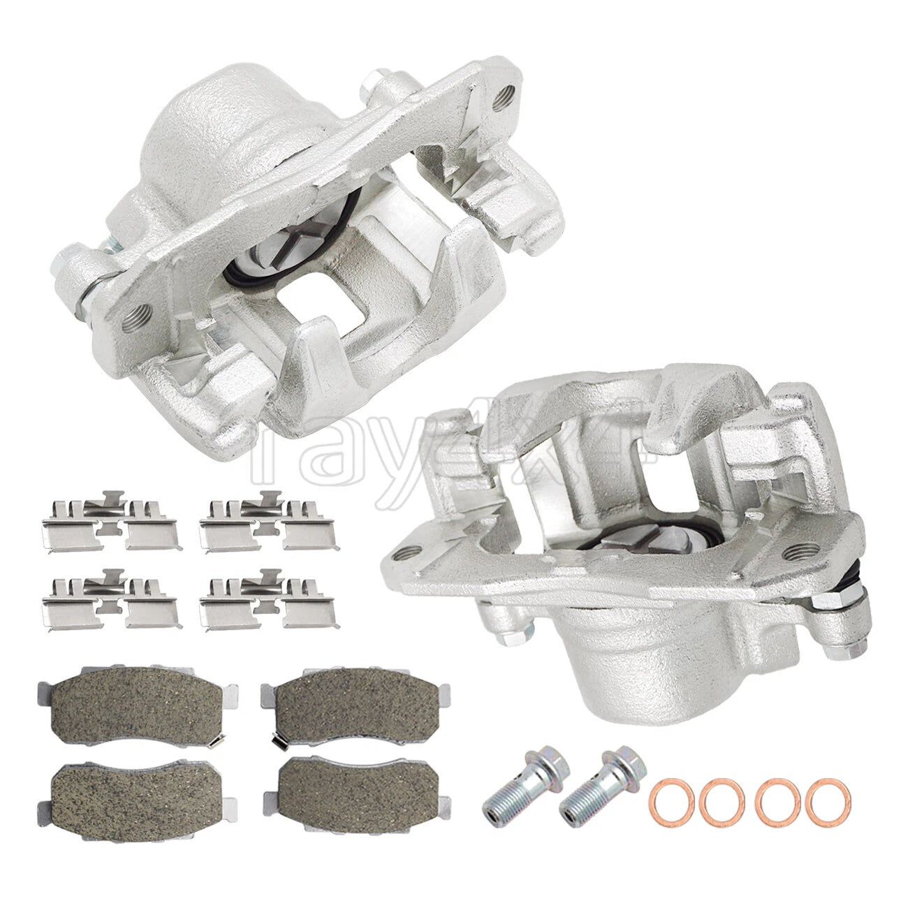 Front Brake Calipers + Ceramic Pads for Honda Big Red 700 MUV700 (2009–2013)