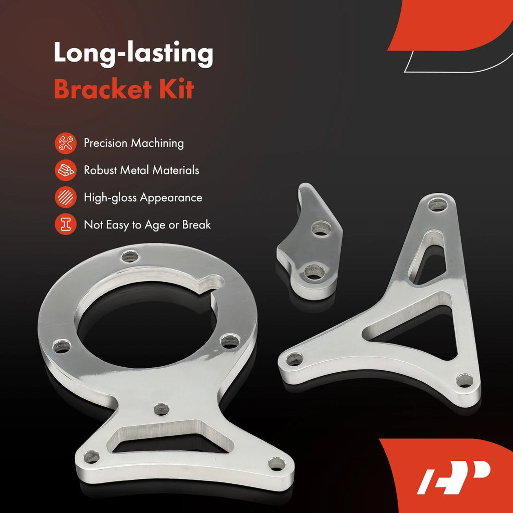 18Pcs Aluminum Bracket Kit for Ford 302 (1962-1995)