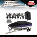 Boat Cover for Jon Boat (up to 12ft, 210D, Trailerable)