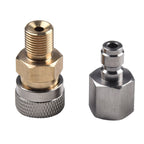 1/8 Connect Adapter Quick Connect Fitting Connector 300 Bar Pressure
