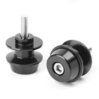 6mm Swingarm Spools for Suzuki GSXR750 600 (1992-2019) Black