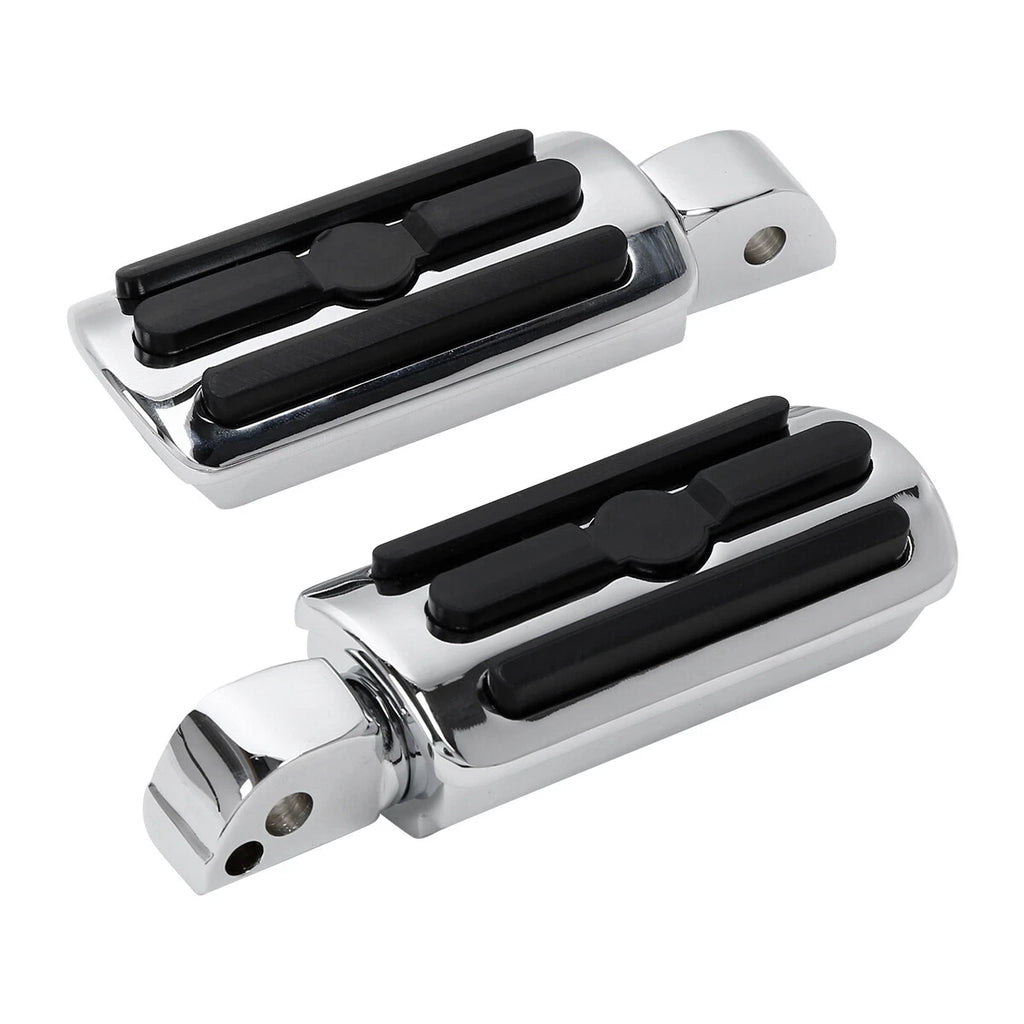 Chrome Rear Foot Pegs for Harley FXFB Fat Bob 107 (2018–2025)