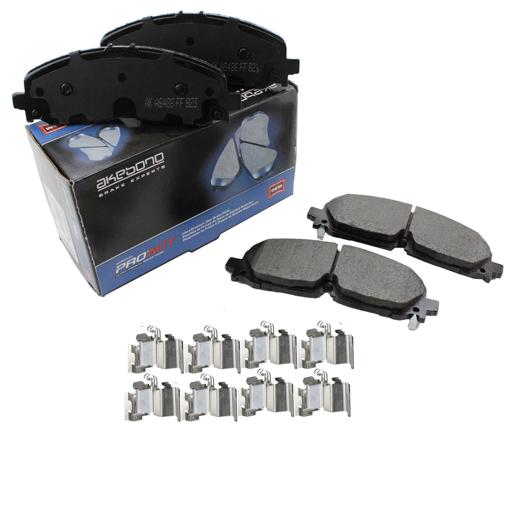 Akebono ProACT Front Ceramic Brake Pads for Enclave XT6 Blazer Colorado Canyon (2018–2023)
