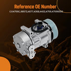AC Compressor w/Clutch for Kenworth T2000 T800 W900 (2001–2011) CO4759C