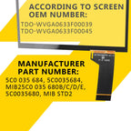 6.5" Touch Screen Digitizer for VW Skoda MIB STD2 (2016–2020)