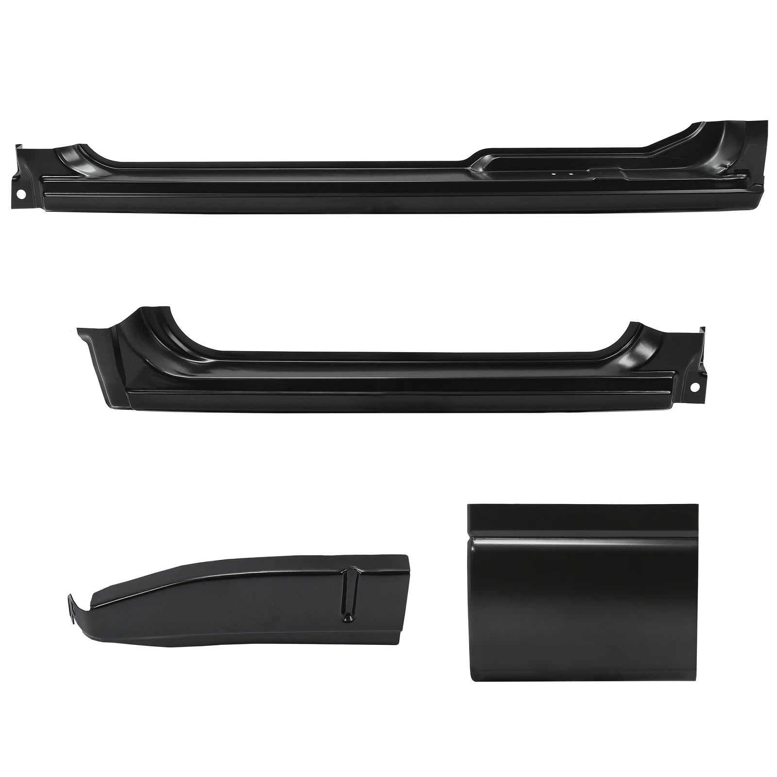 Set of 4 Rocker Panels & Cab Corners for S10 Sonoma Extended Cab (1994–2004)