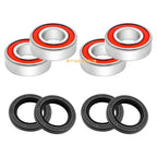 Front Wheel Hub Bearings Seals for Honda FourTrax TRX200 TRX200D (1990–1997)