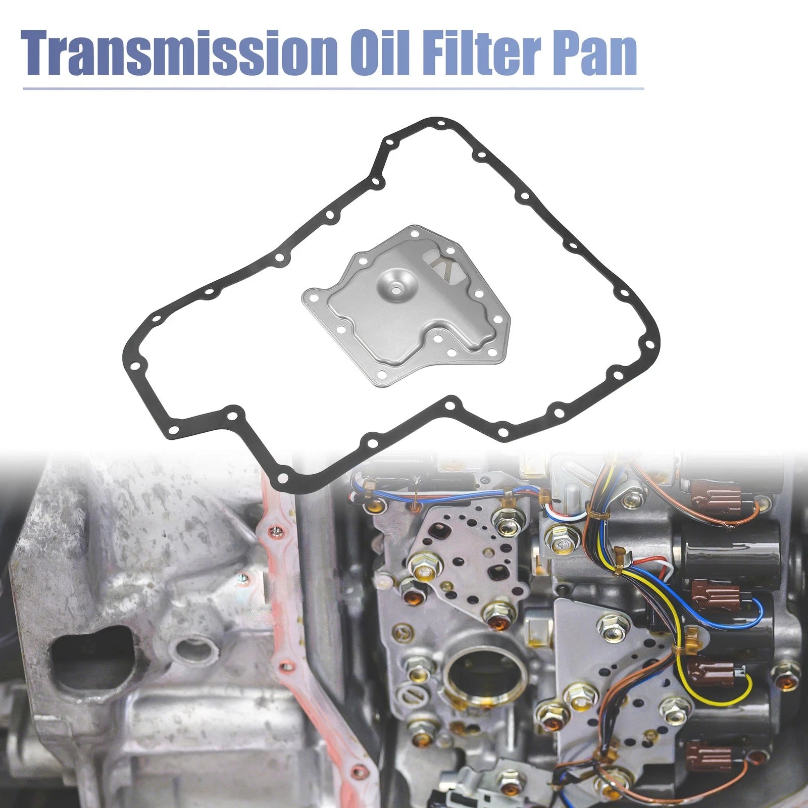Set of 1 Transmission Filter Oil Pan Gasket Kit for Nissan Sentra (2013–2019)