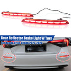 LED Rear Reflector Brake Light with Turn Signal for Honda Civic Sedan (2022–2024)