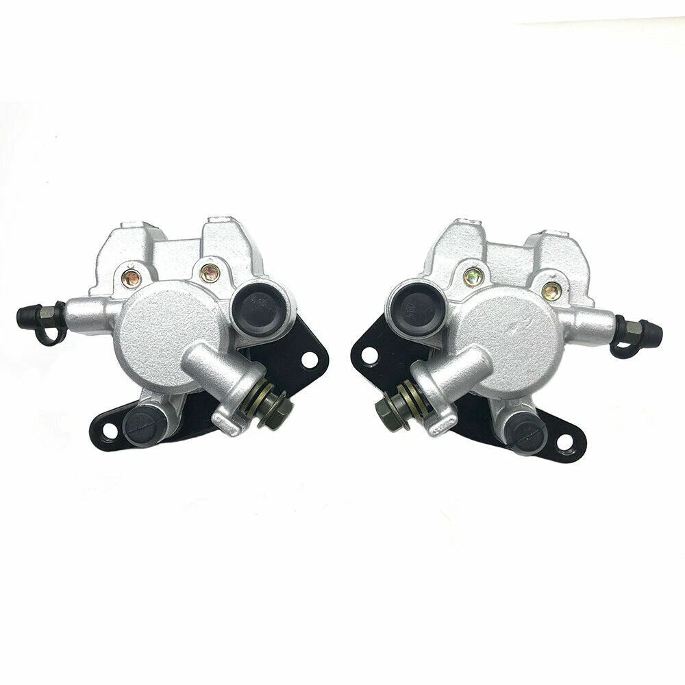 Front Brake Calipers & Pads for Yamaha ATV Big Bear 400 YFM400 YFM400F (2000–2012)