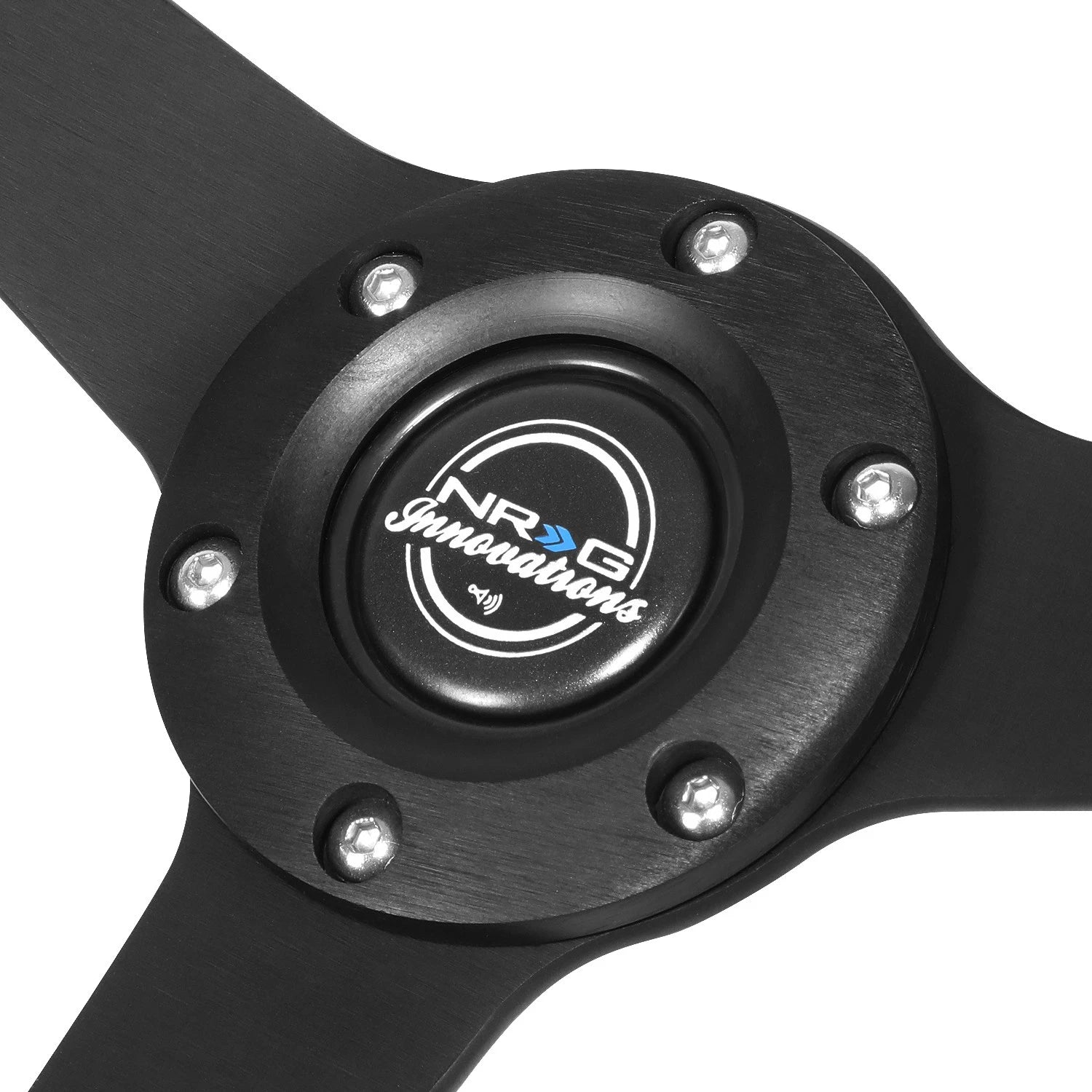 350mm 1.5" Dish Steering Wheel for NRG 3-Spoke (Universal Fit)