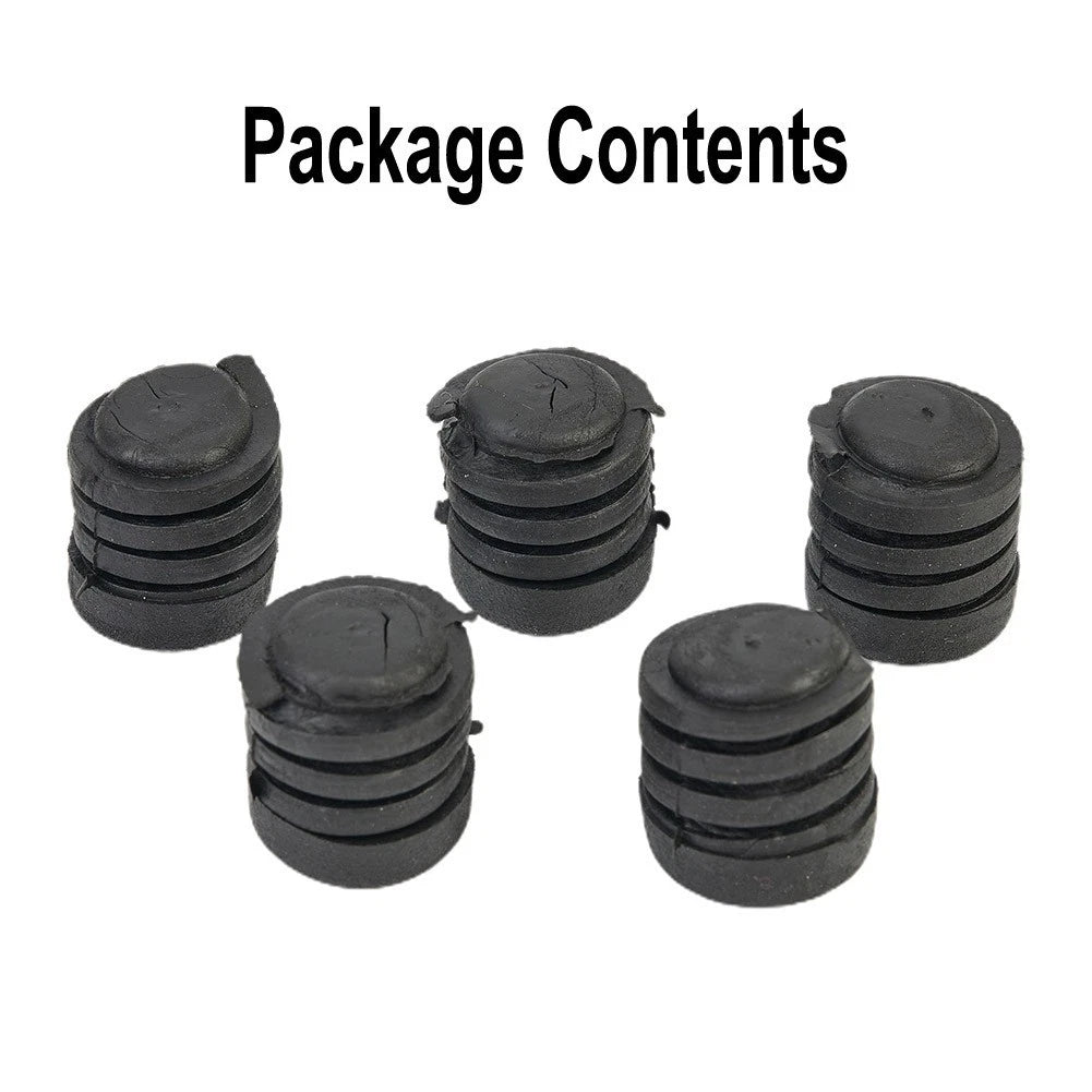 Set of 5 Rubber Bonnet Buffer Clips for Nissan