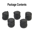 Set of 5 Rubber Bonnet Buffer Clips for Nissan