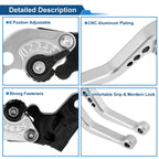 Adjustable Short Brake Clutch Lever Set for Honda CBF600/SA (2010–2013)
