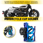 Drink Bottle Holder Cup Mount for ATV Bicycle Motorcycle (18-32MM Handlebar)