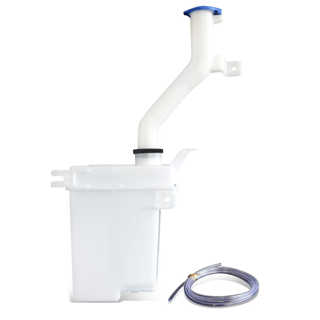 Windshield Washer Fluid Reservoir Tank Bottle w/ Cap + Pump for Kia Rio (2006–2011)