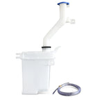 Windshield Washer Fluid Reservoir Tank Bottle w/ Cap + Pump for Kia Rio (2006–2011)