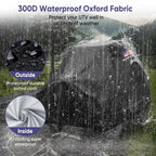 UTV Storage Cover for 2 Seater Side-by-Side (Rain Protector)