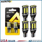 4X AUXITO 921 LED Reverse Light Bulb for Nissan Subaru Hyundai T15 (6000K)