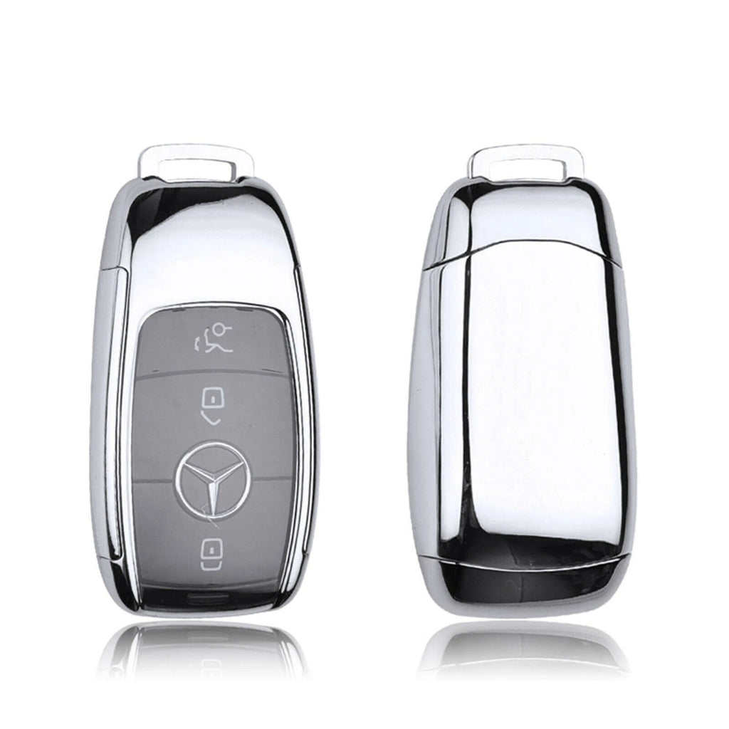 TPU Full Sealed Smart Key Fob Shell for Mercedes E-Class (2017-2018)