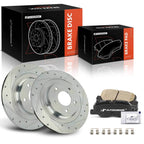 Rear Side Drilled Brake Rotor & Ceramic Pad for Mitsubishi Outlander (2014–2021)