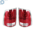 Set of 2 LED Rear Tail Lights for Ram 1500-3500 (2013–2018) Chrome Trim