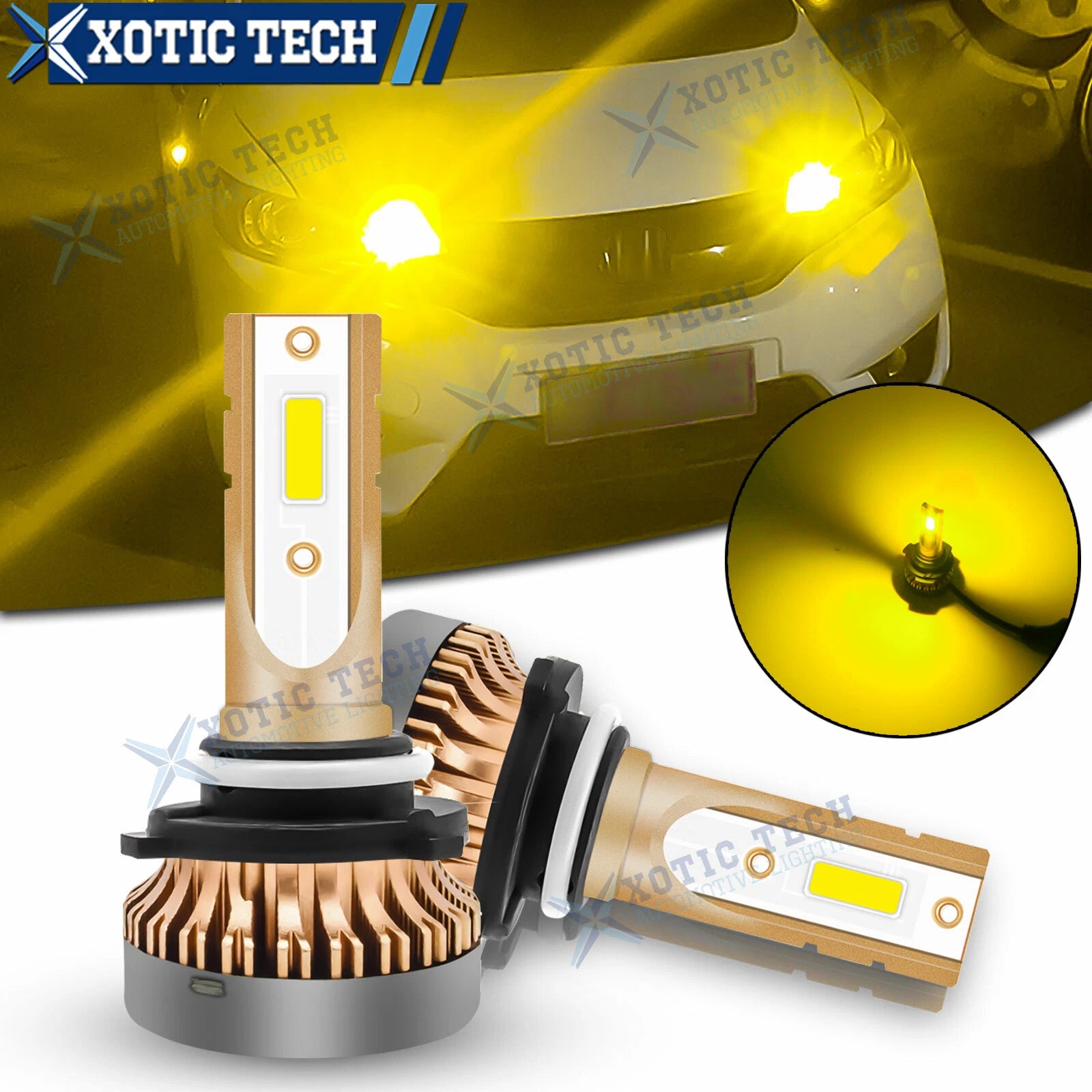 LED Daytime Running Light for Honda Accord Civic Golden Yellow (2013–2018)