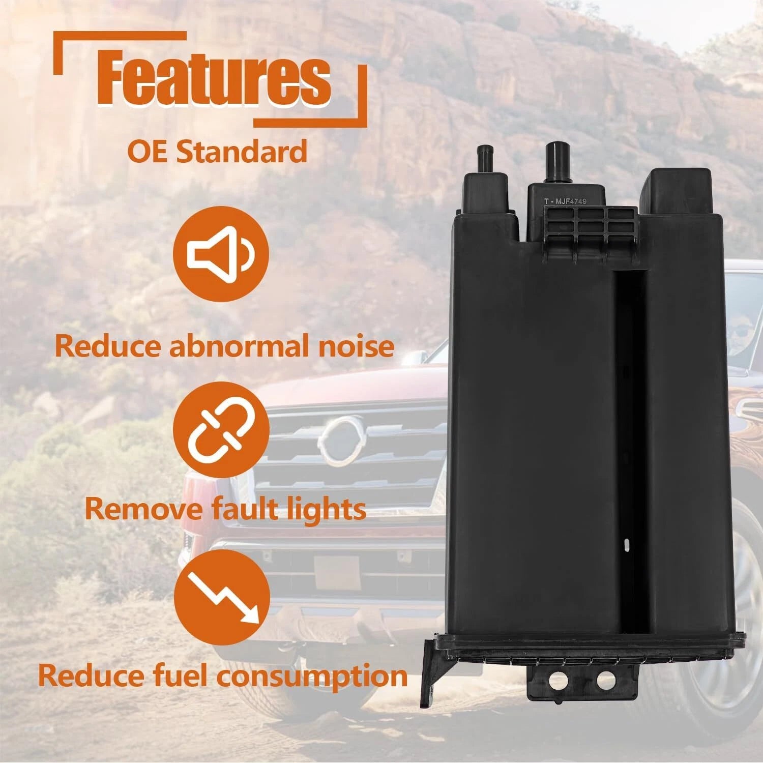 Charcoal Canister for Nissan Titan NV1500 (2016–2019) 149507S00A