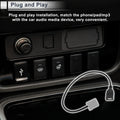 Audio Aux Adapter Cable for Honda Stereo Radio USB to MP3