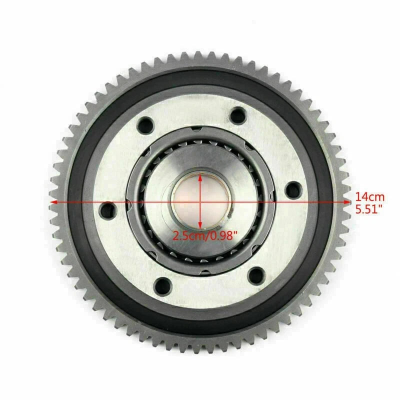 One Way Starter Clutch with Gear for Suzuki AN400 Burgman 400 (2003–2006)