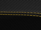 Console Lid Cover for Toyota Supra (1986–1992) Carbon Fiber Yellow Stitch
