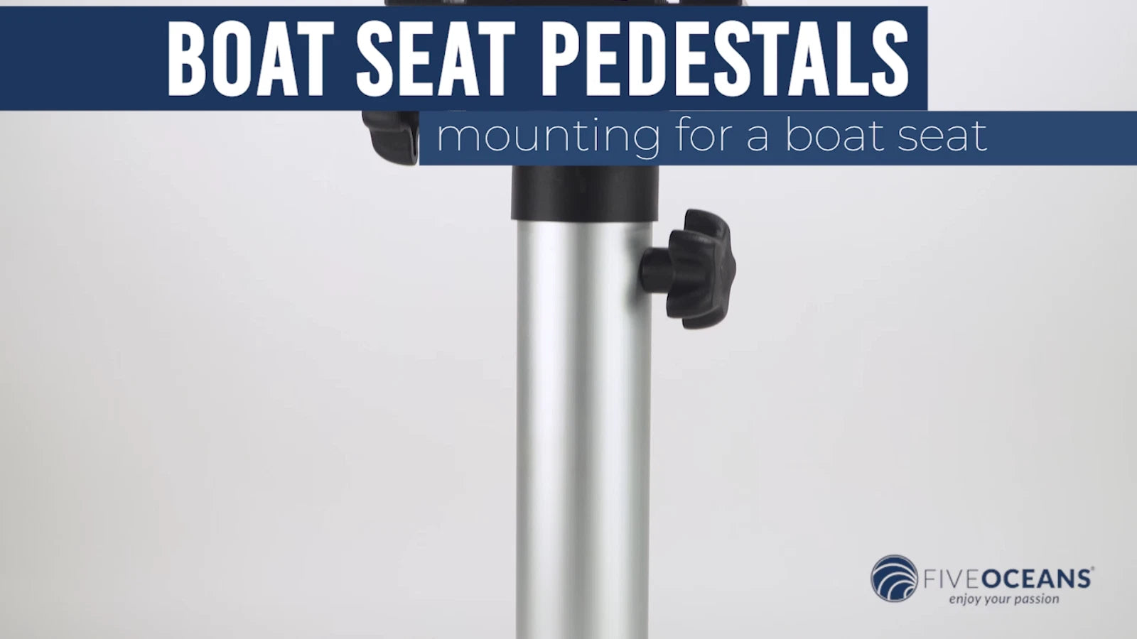 Boat Seat Pedestal for Fixed Height 12 Inch (Universal Fit)