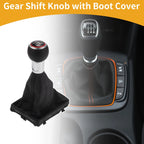 6 Speed Gear Shift Knob with Boot Dust Cover for Audi A3 (2010–2013)