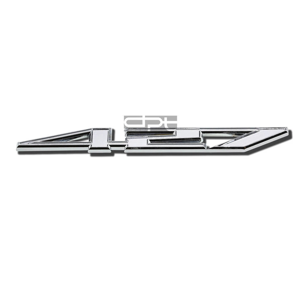 Chrome Fender Emblem Badge Decal for 427 CID