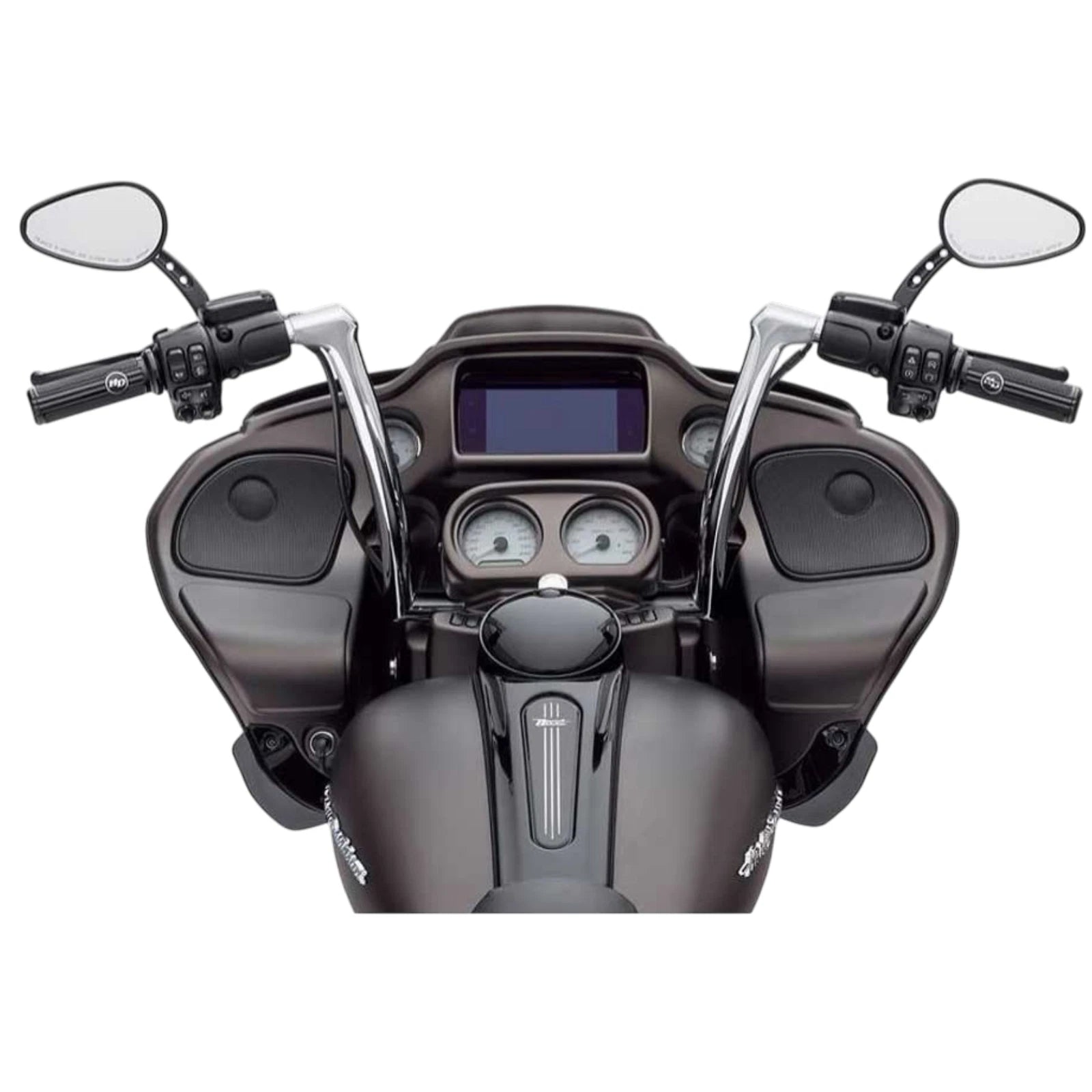 17" Chrome Chizeled Handlebar for Harley-Davidson Road Glide (2015–2022) 55801007