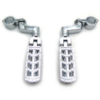 Chrome Dominator CNC FootPeg for Harley Softail (1.25" Clamp, 32mm)