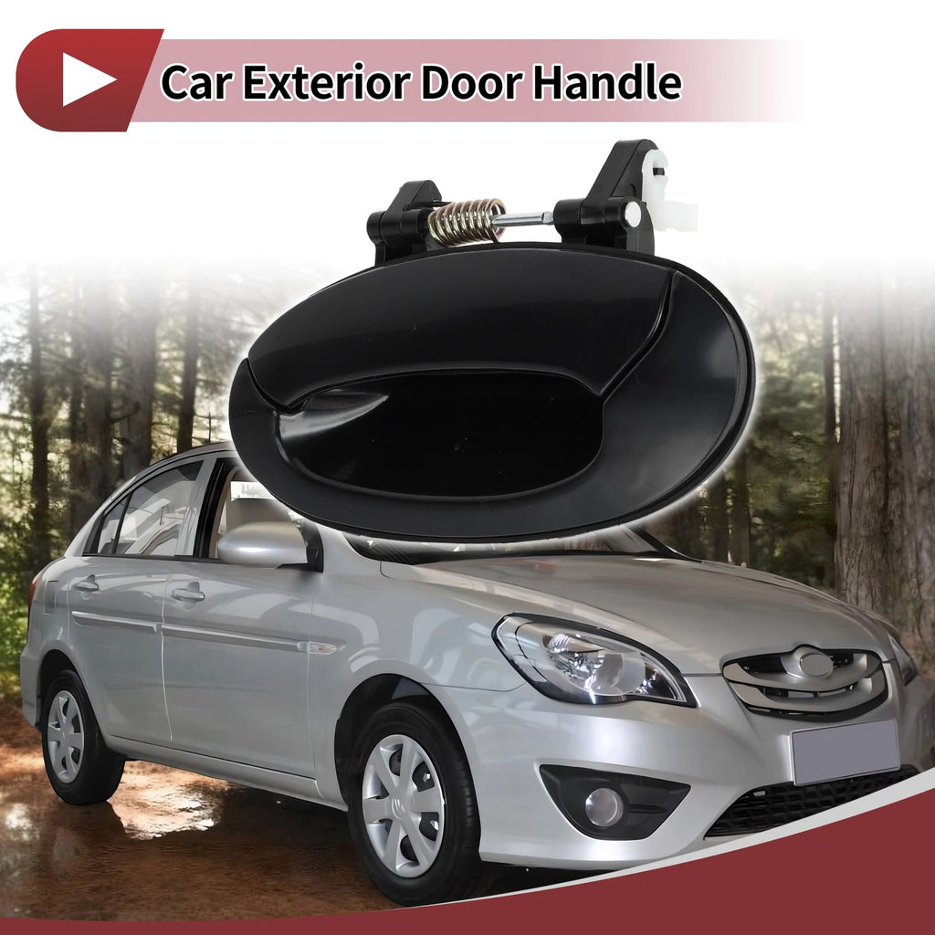 Car Exterior Door Handle for Hyundai Elantra (Rear Left, 2011–2016) No. 8365029001 Black ABS