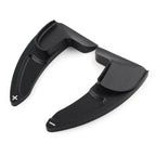 Black Steering Wheel Shift Paddle Shifter Extensions for Dodge Jeep Chrysler (N/A)
