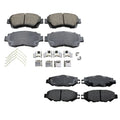 Set of 4 Akebono ProACT Ceramic Brake Pads for Lexus SC300 (1992–2000)