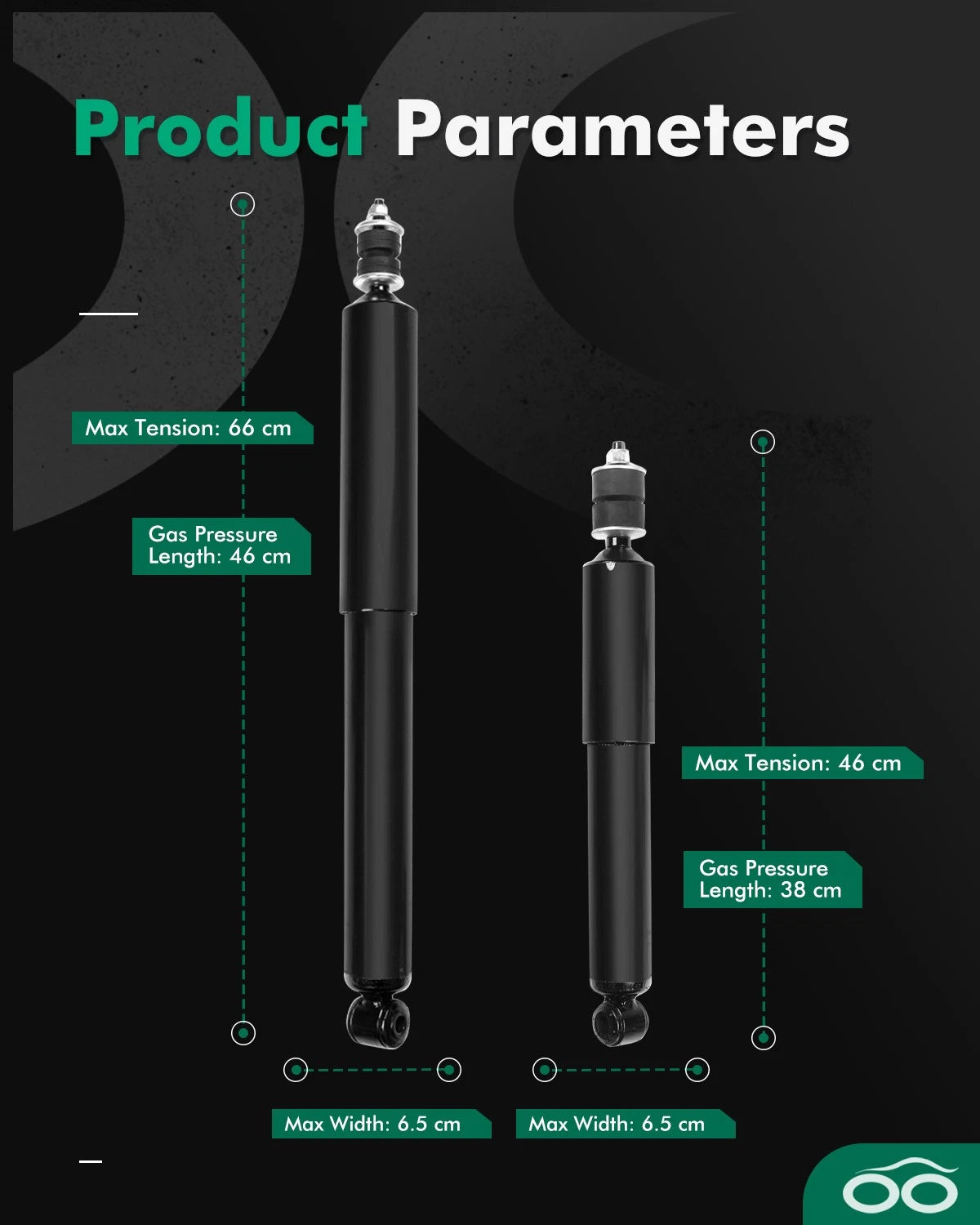 Full Set Shocks Struts for Ford E-150 E-250 E-350 E-450 Super Duty