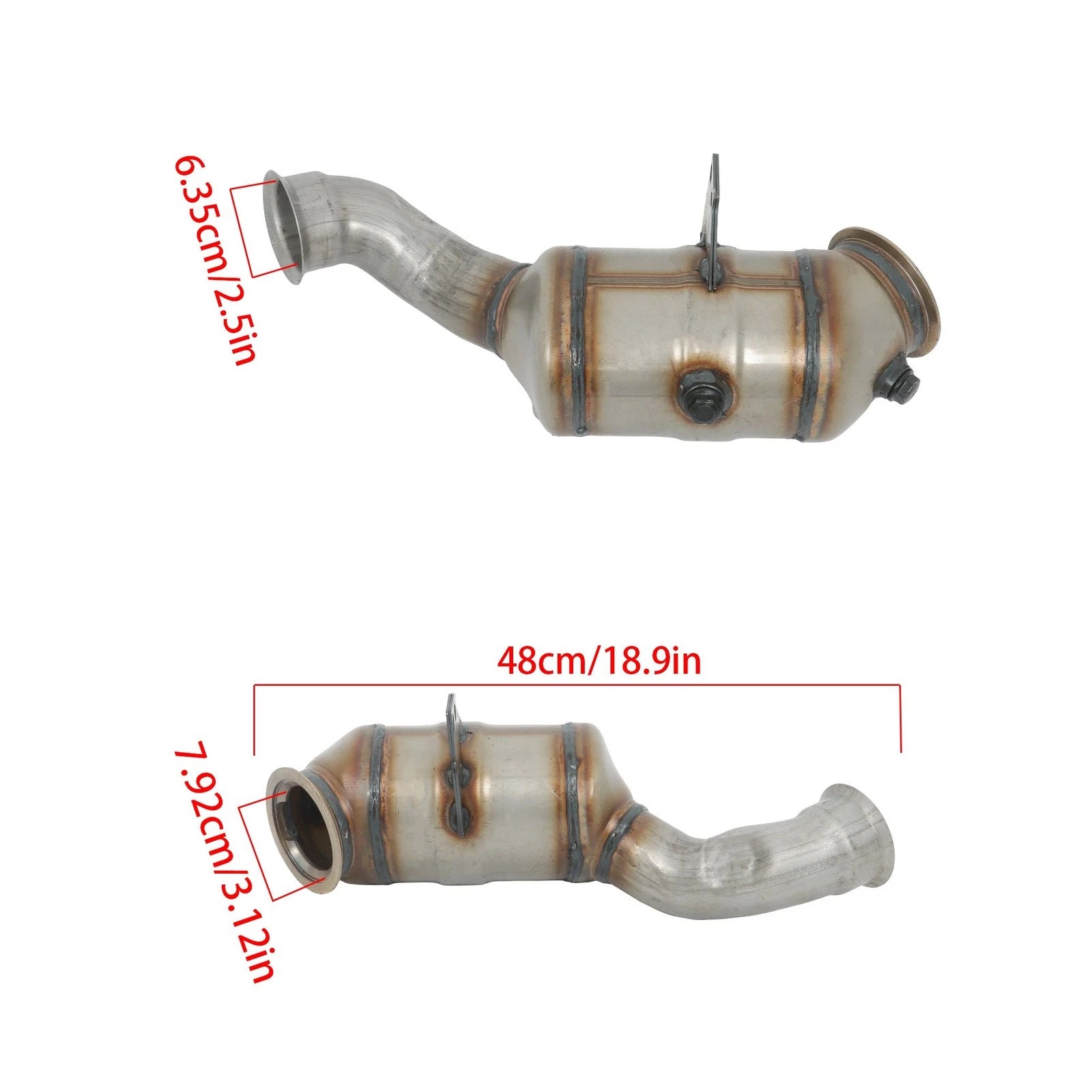 Exhaust Pipe Catalytic Converter for Mercedes C300/E300 (2015–2019)